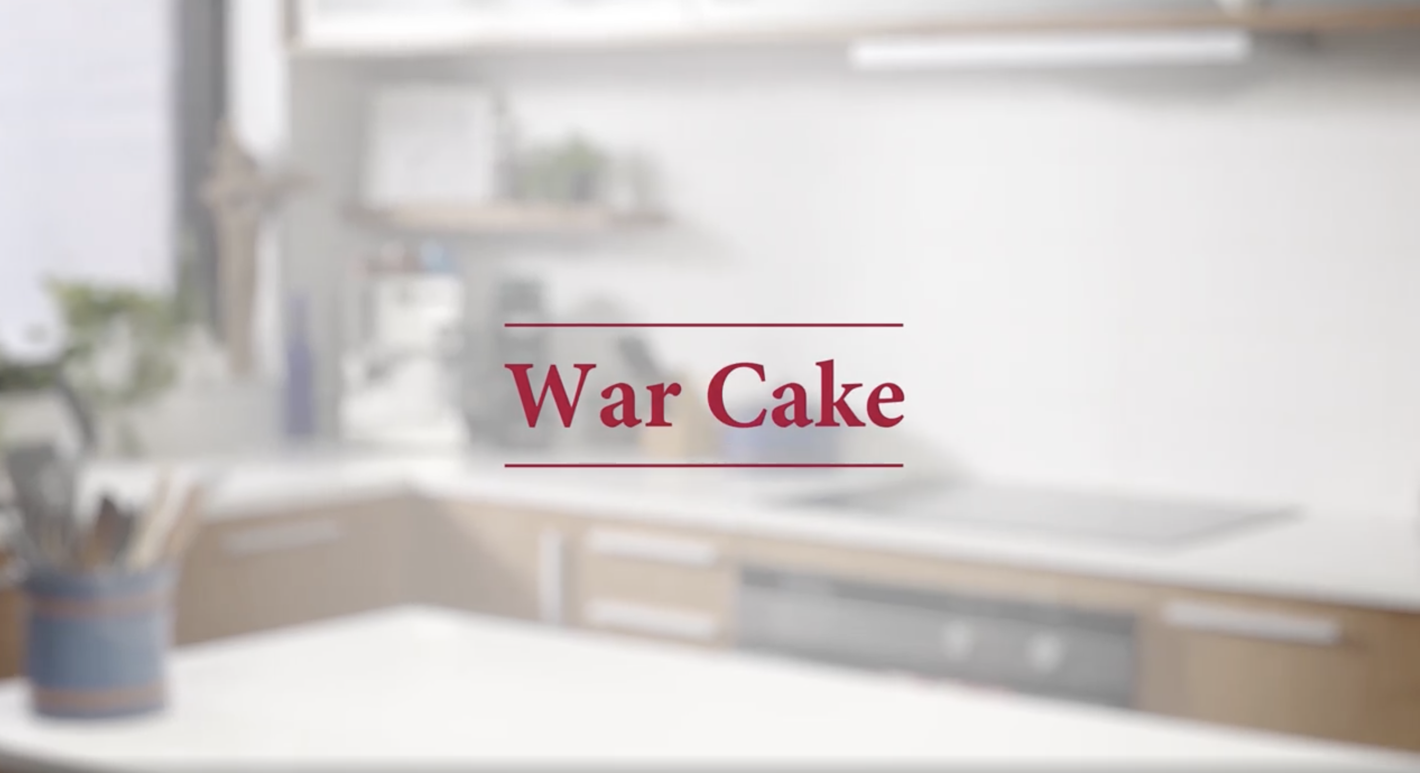 Grandma's Kitchen Table Episode 1 of 6 - War Cake with Charles Taker